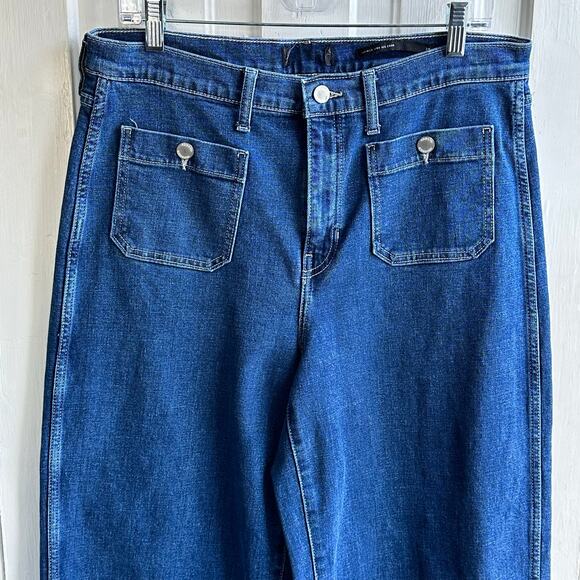 Banana Republic High Rise Wide Leg Crop Jeans Long 31L - Picture 4 of 10